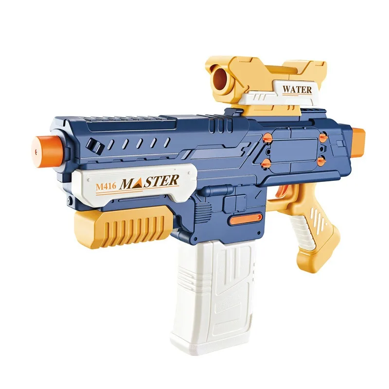 Integrated electric continuous water gun
