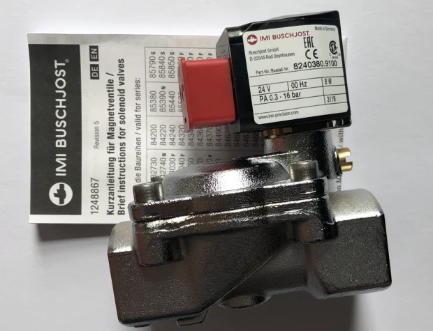 8240380 Baoshuo Solenoid Valve Buschjost Two-way Valve 8240380.9100.000.00