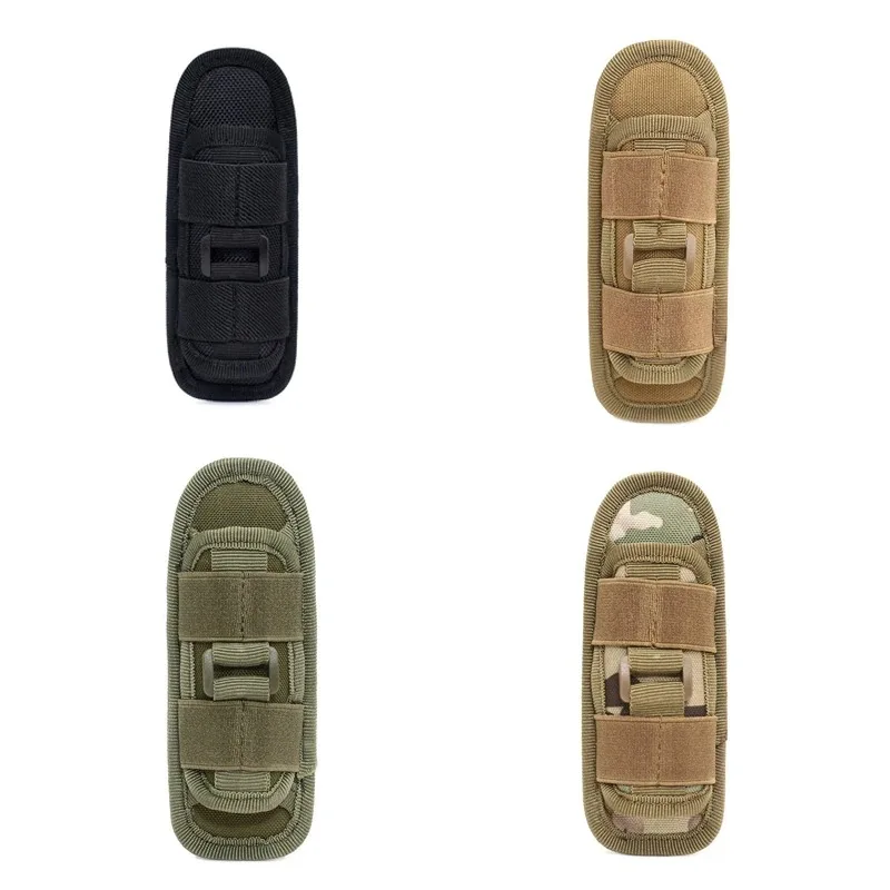 

Тактический чехол для фонарика, вращающийся поясной держатель, прочный нейлоновый чехол для фонарика для активного отдыха, походов, охоты, кемпинга, поясная сумка-чехол