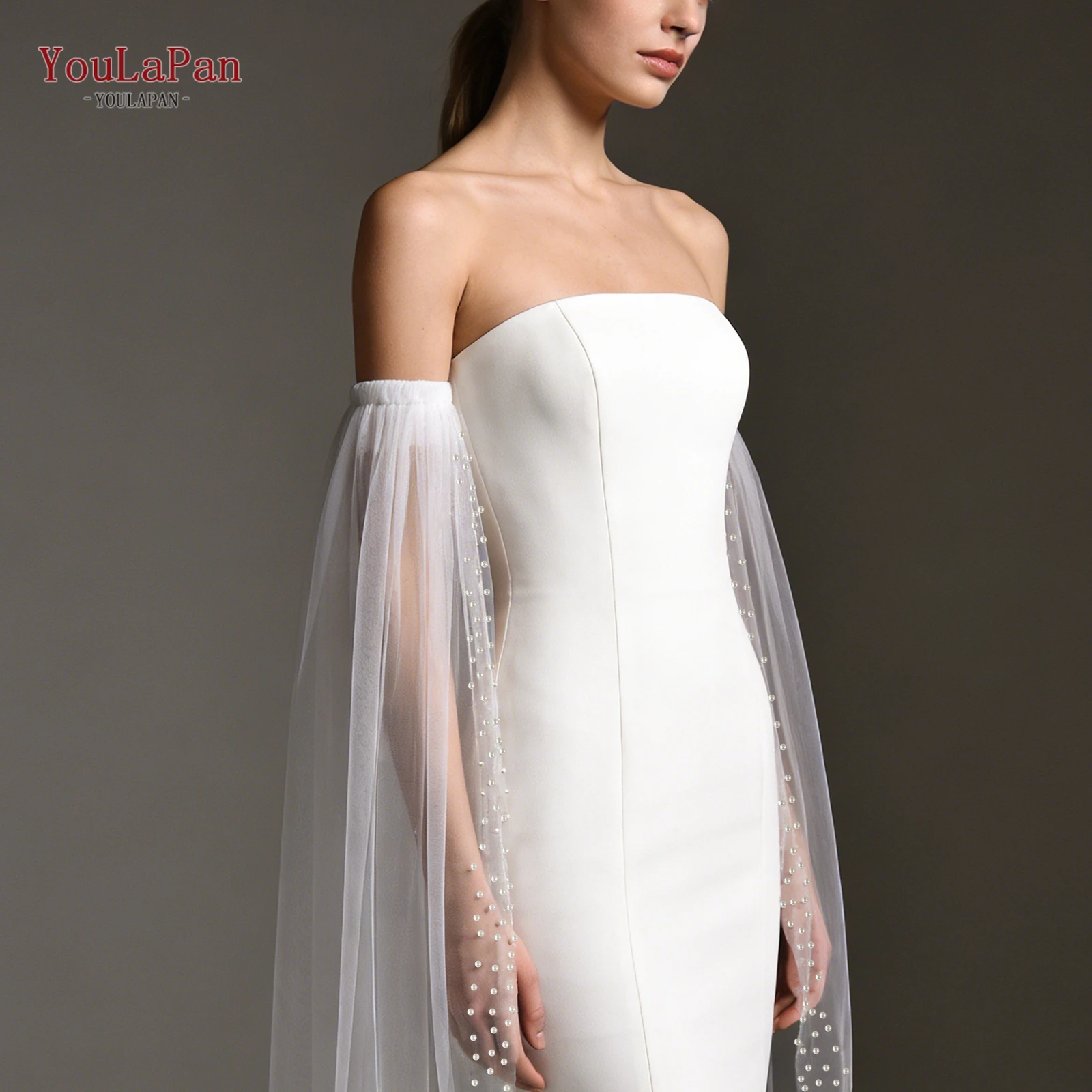 YouLaPan VM19 Wedding Accessories Removable Sleeves Girlfriend Wedding Sleeves Bullfighters and Party DIYBolero Woman Detachable