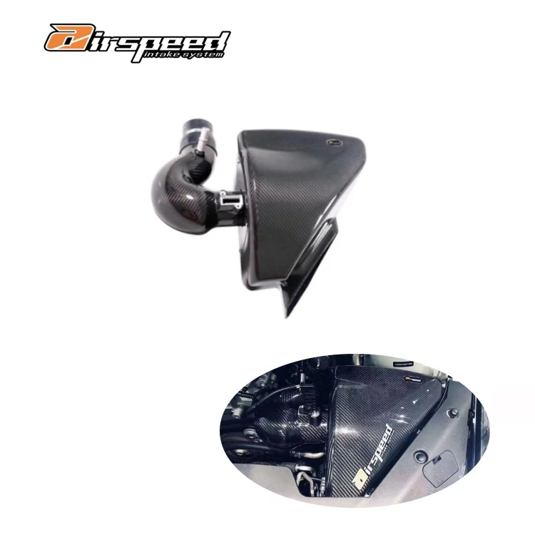 

Airspeed Brand Real Dry Carbon Fiber Material High Performance Cold Air Intake System Intake Pipe for Cadillac ATS 2.0T