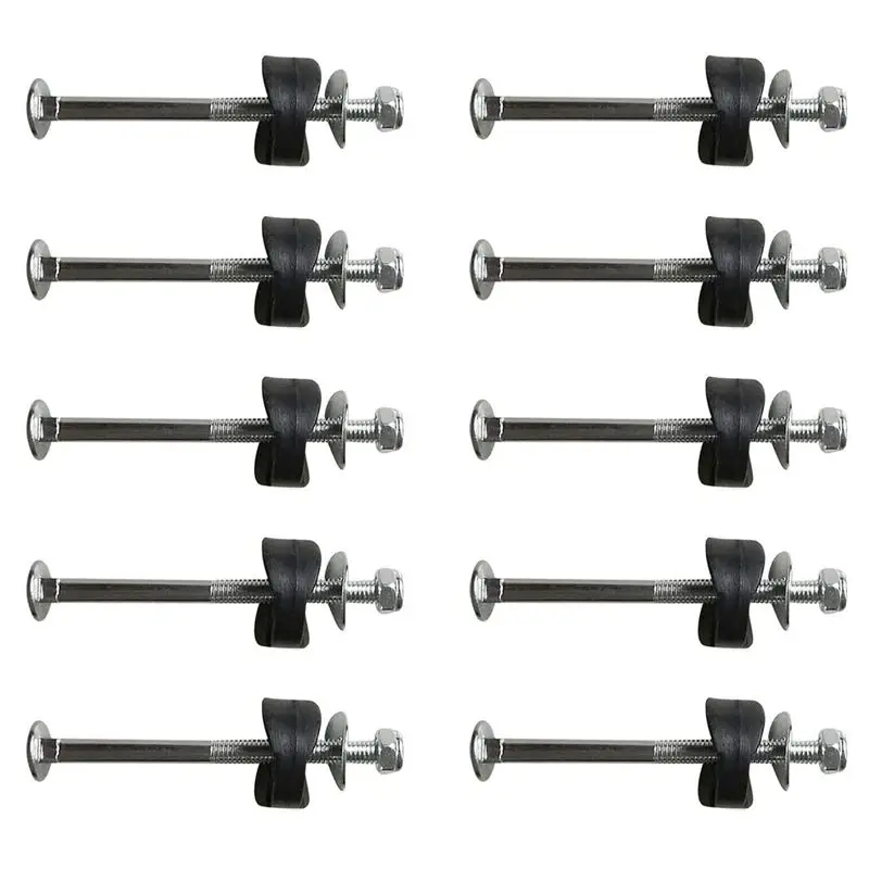 ABJI-Trampoline Screws Kits, 24Pcs Galvanized Steel Trampoline Screws Fixing Accessories For Trampoline Assembly Replacement