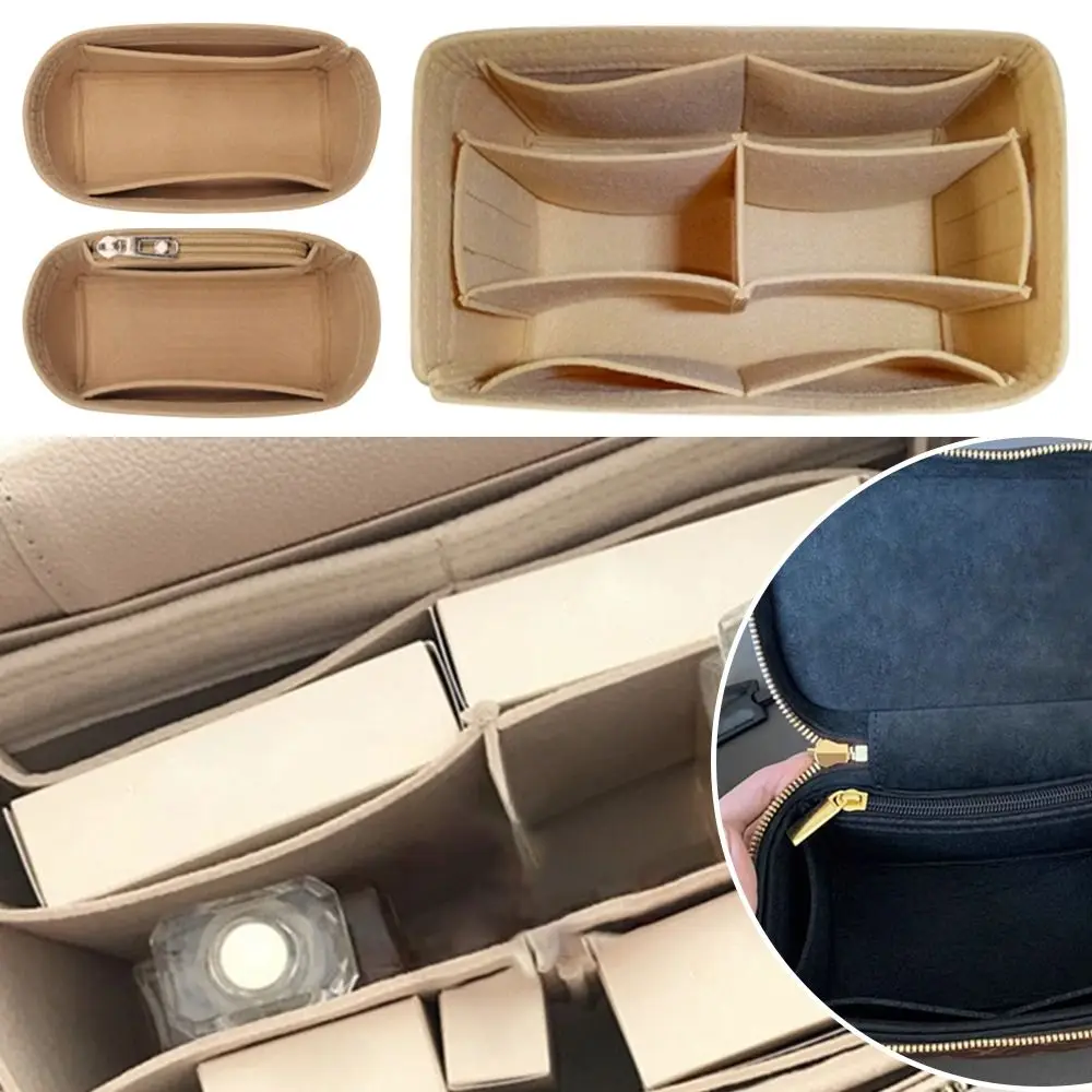 For Felt Handbag Insert Bag Bag Support Organization Internal Bag Storage Portable Purse Liner for LV Nice Nano/Mini/BB/Vanity