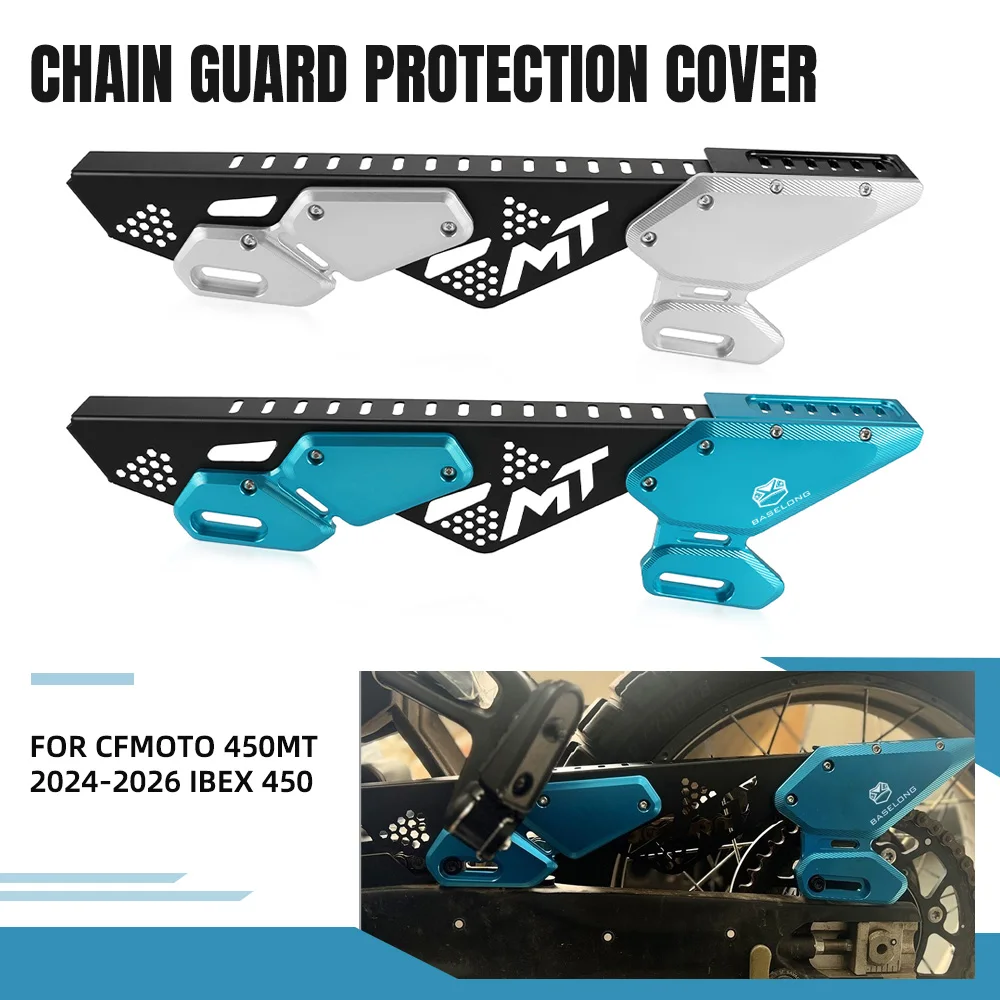 

FOR CFMOTO 450MT 2024-2025-2026 Ibex 450 Motorcycle Accessories Chain Wheel Chain Cover Gear Cover Protection Sprocket Protector