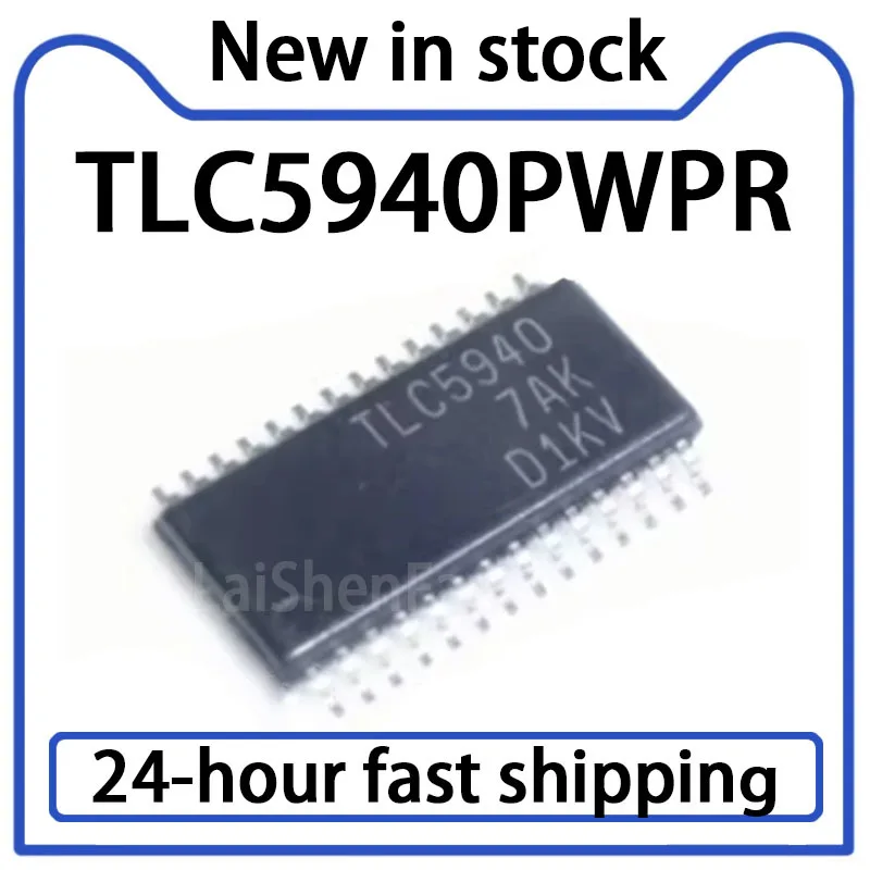 1PCS TLC5940PWPR TLC5940 Patch HTSSOP-28 LED Driver Chip IC in Stock