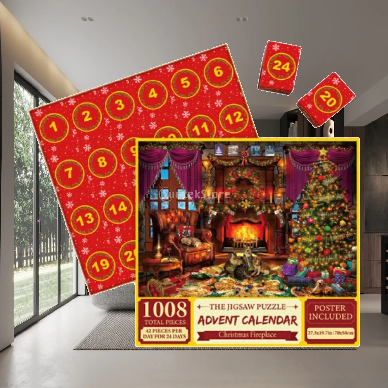 Christmas Jigsaw Puzzle Funny Educational Toys for Christmas Present Teens