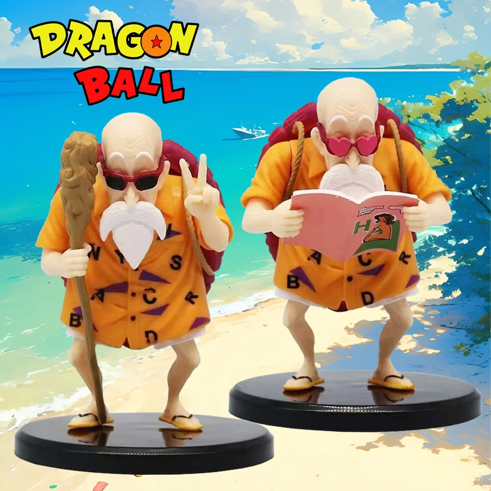 Dragon Ball Z Anime Figure Fashion Style Version Master Roshi Kame Sennin PVC Collection Decoration Action Figurine Toy Kid Gift