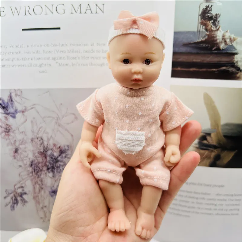 Vêtements de sport pour mini poupée Reborn pour fille et garçon, rouge et bleu, beaux vêtements, 6 po, dernier cri