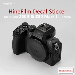 Hinefilm Skin for Nikon Z50II Camera Skin Protective Film Camera z50 II Camera Sticker Decal Skin Wrap Covered Skin