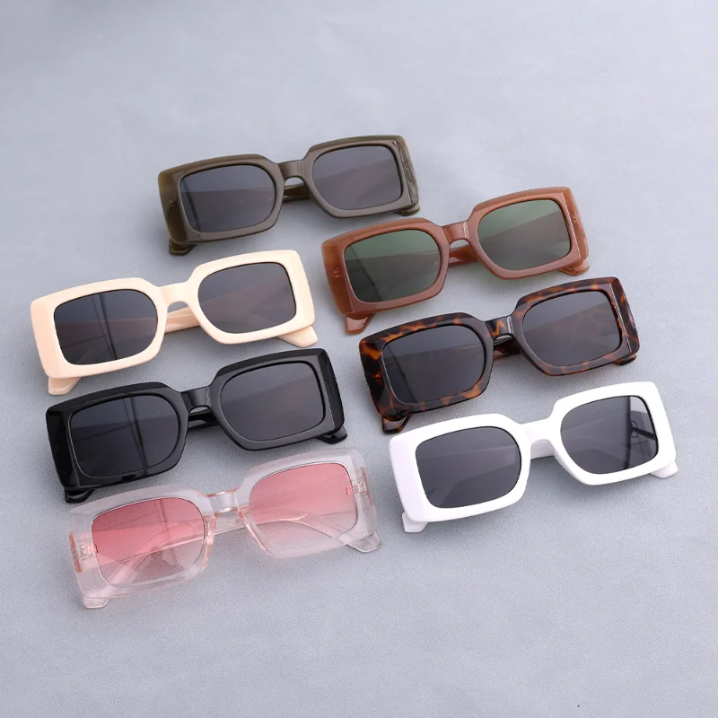 

Vintage Square Frame Sun Glasses Car Motorcycle Bicycle Driving Anti Glare Ultraviolet-proof Cool Popular Retro Hip-Hop Glasses