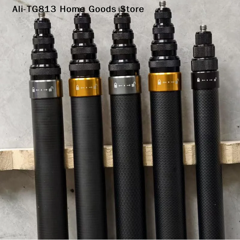 

[TG813]Carbon Fiber Selfie Stick Camera Extension Ultra Long Invisible Extension Stick Selfie Stick