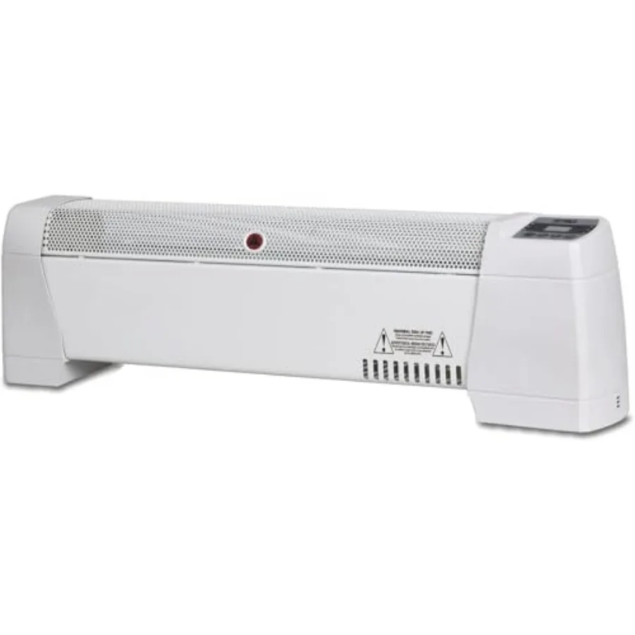 30-Inch Baseboard Convection Heater with Digital Thermostat for Home and Office Use Quiet Electric Room Heater with Adjustable