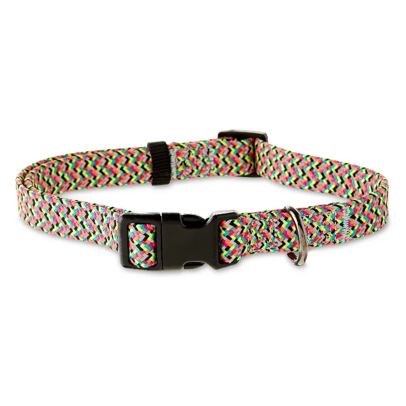 Reflective Chevron Adjustable Dog Collar Large Size
