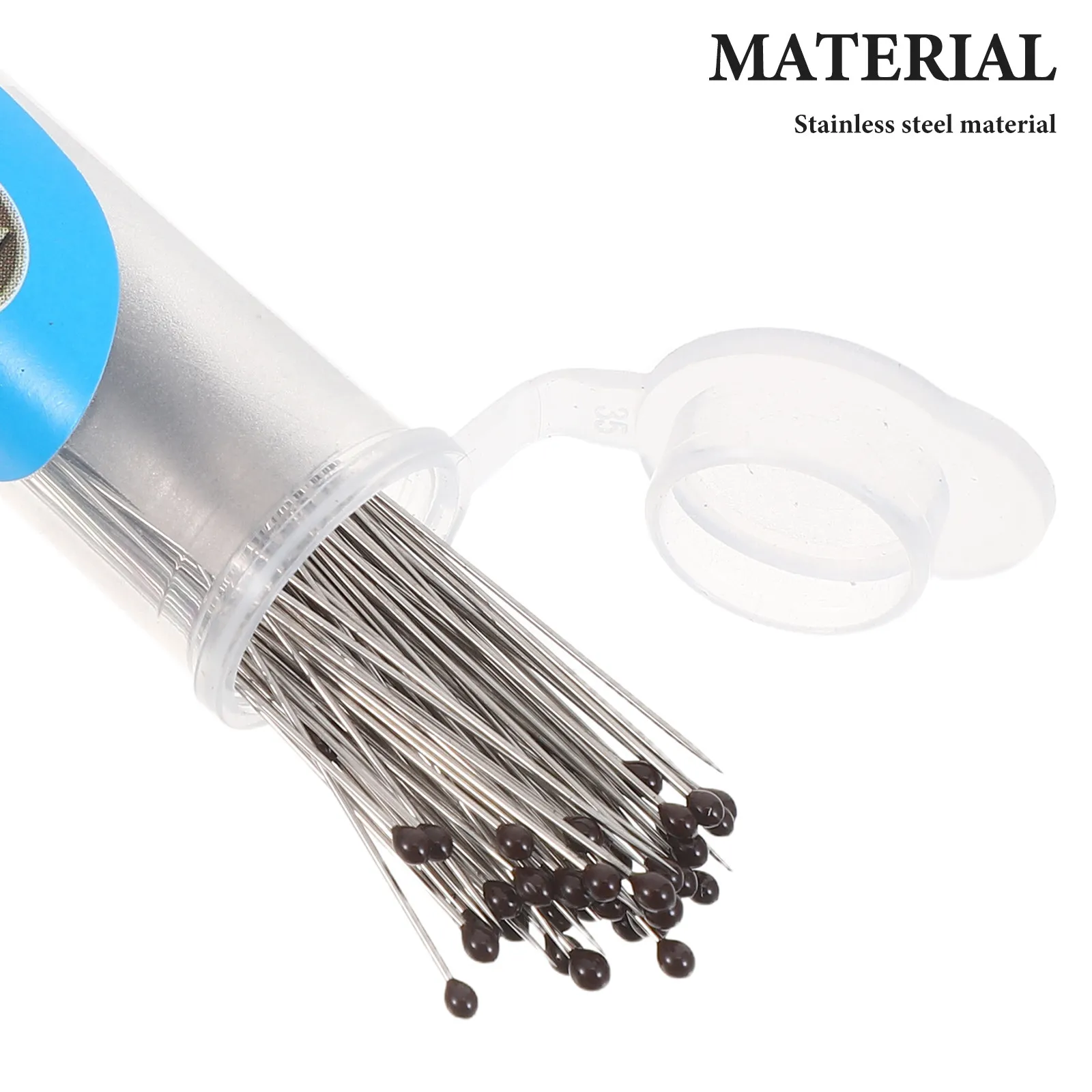 100Pcs Stainless Steel Entomology Pins Ultrafine Tip Insect Specimen Mounting Kit for Butterfly Wing Preservation Lab Specimen
