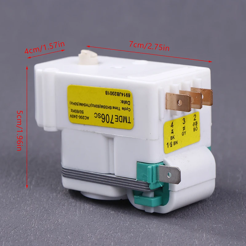 New Good Working High-quality For Refrigerator Parts TMDE706SC Refrigerator Defrosting Timer