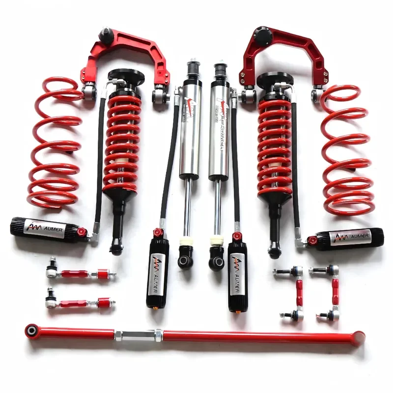 Aumer Compression Damping Force Adjustable 4x4 Off Road Suspension Lift Kit Shock Absorber for Toyota Prado 120 150 Fj