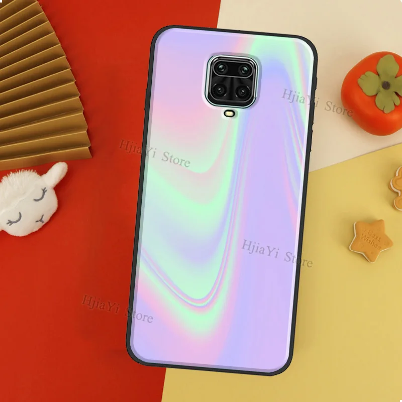 Rainbow Holographic Iridescence Case For Xiaomi Redmi Note 12 Pro 8 9 10 11 Pro Note 12S 11S 10S 9S 9C 10A 10C 12C Cover