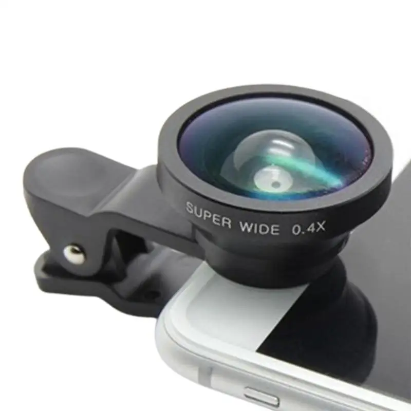 0.4X Wide Aangle Lens for iPhone 15 Pro Max Portable Phone Lenses Cell Phone Lens Clip Kit Universal Lend for Tablet Cell Phone