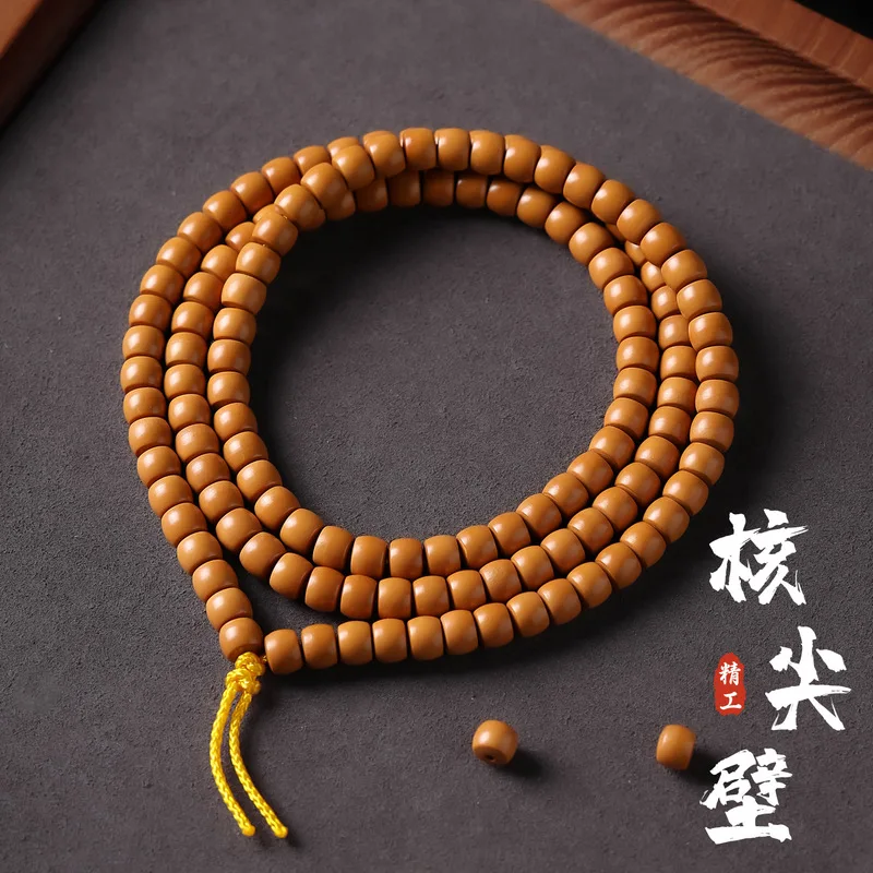 Natural High-Quality Olive , Straight-Cut, Old-Style-Shaped, Plain, Long, Graduation Season, Pit Beads, Wholesal