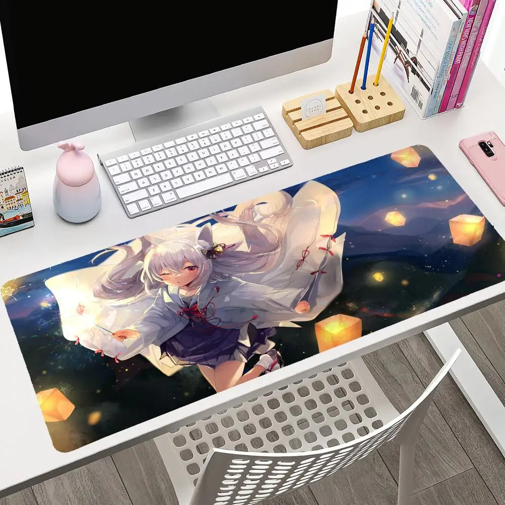 Touhou Project Tōhō Purojekuto Inubashiri MomiziAnime Mousepad Large Gaming Mouse Pad LockEdge Thickened Computer Keyboard