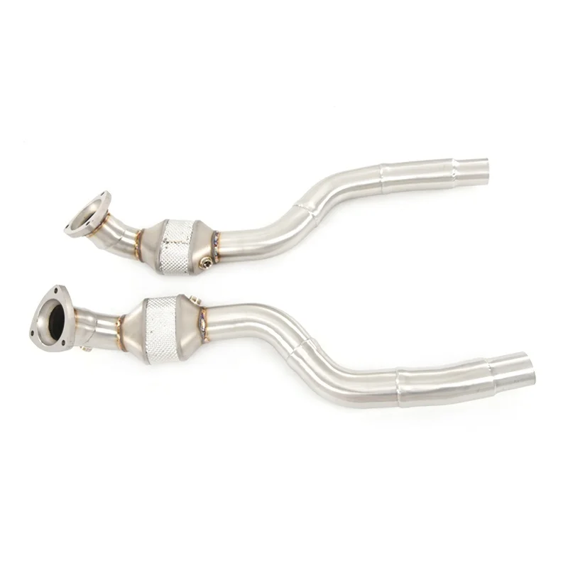 

Head Section High flow Pipes Exhaust Pipes branch downpipe Exhaust Pipe with catalyst for Maserati Gran Turismo/GT 4.7