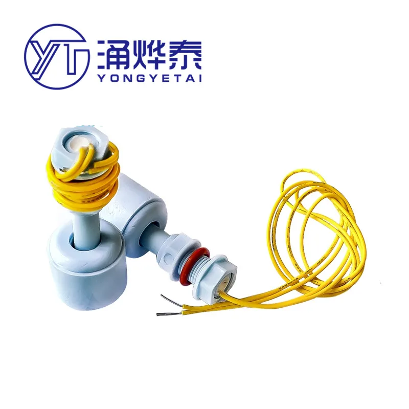 YYT PP plastic small float switch liquid level switch water level open liquid level sensor anti-corrosion acid and alkali 52MM