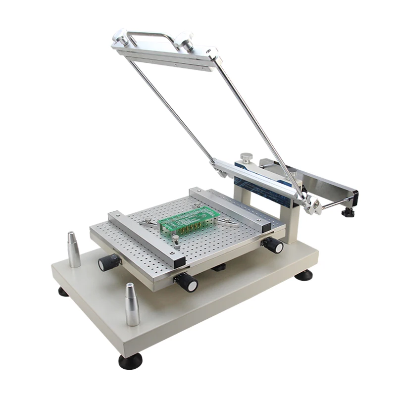 

Electronics Production Machinery PTR-C300 Frameless PCB Solder Paste 300x400mm Manual Pcb Stencil Printer