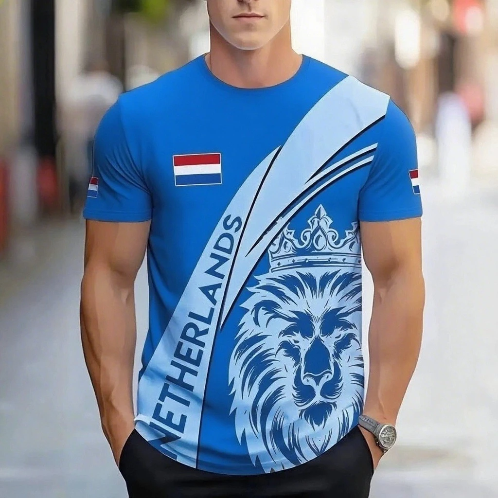 

Лидер продаж, модная мужская футболка с коротким рукавом, спортивная одежда для бега на открытом воздухе, дышащая, быстросохнущая футбольная уличная моторика