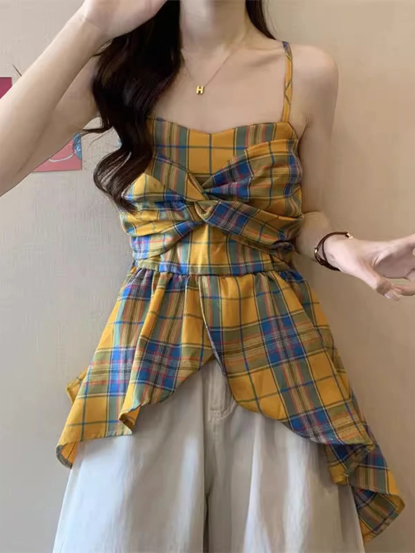 Retro Amerikan Ekose Kolsuz Wr - Women Fashion Usa incelemesi ve fiyatı