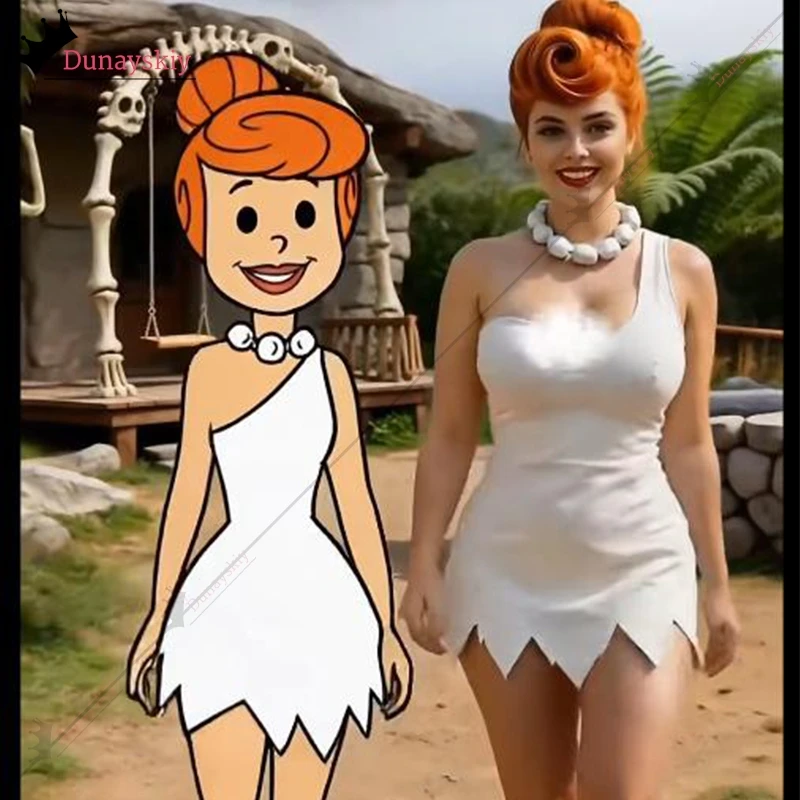 cosplay-‌-fantasia-feminina-wilma-2026-halloween-vestido-branco-de-um-ombro-com-bainha-irregular-sem-mangas-conjunto-original-para-festa