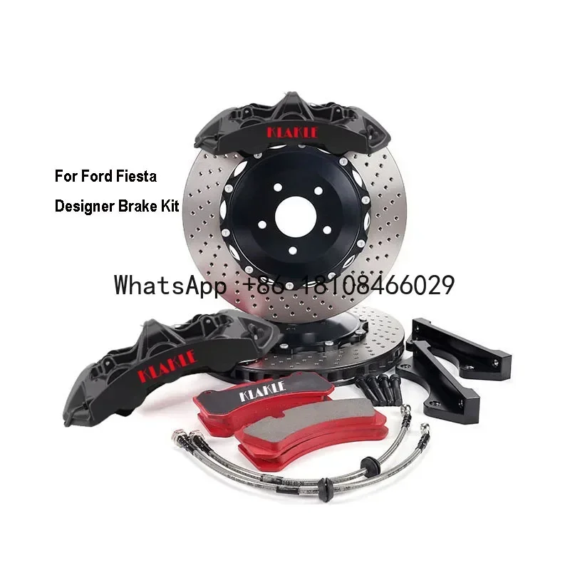 

KLAKLE Brake System Big Calipers GTS 6 Pot Drilled With Slotted Rotor Disc For Fiesta ST Mk7 Brake Caliper