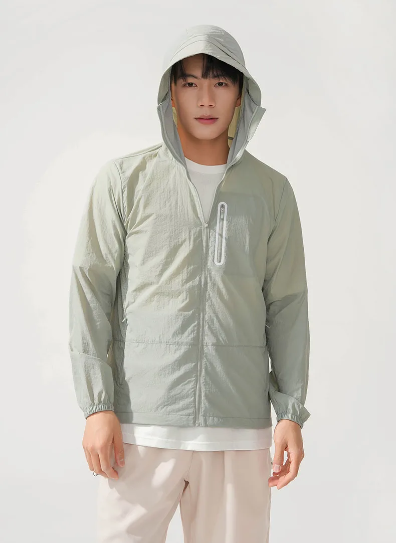 LNGXO Damen Herren Wasserdichter Anti-UV-Windbreaker Camping Klettern Trekking Wanderjacke Unisex Schnelltrocknender Sonnenschutzmantel – Detail 29