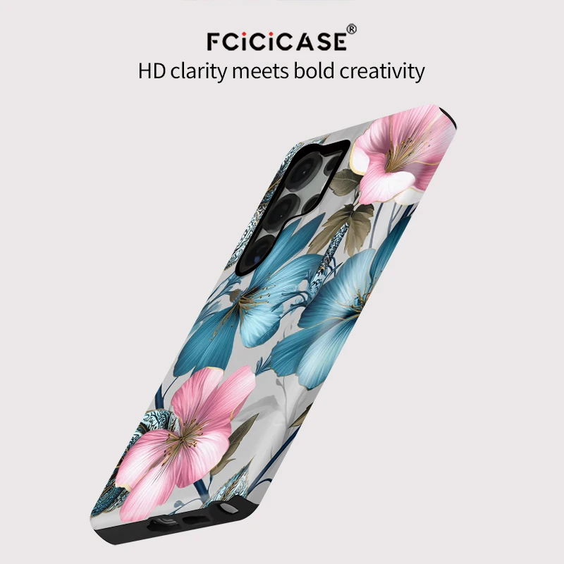 Fcicicase Für Samsung Galaxy S20 FE S23 Ultra S24 + S25 Ultra Telefon Fall Luxus Malerei Abdeckung Stoßfest Acryl Soft Cover