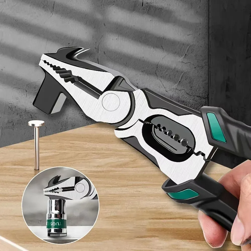 

Useful Metal Hammerhead Pliers With Hammerhead Universal Diagonal Pliers Chain Cutter Tool Hardware Tools Wire Cutting