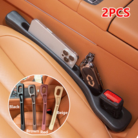 2 pcs Universal Car Seat Gap Plug Strip Side Seam Car Gap Filler Leak Proof Seat Gap Storage Organizer Interior Decoration