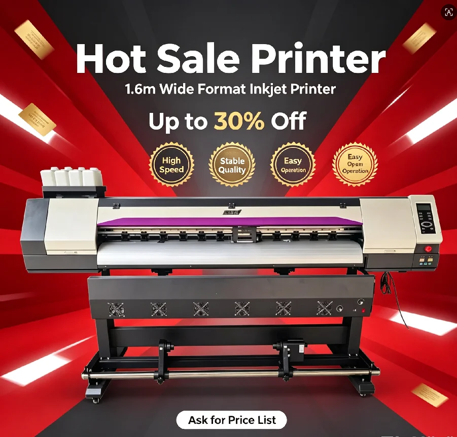 Commercial Digital Printing Machine - Impressora foramt grande de sublimação, 1.6m,