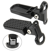 1 Pair Bike Rear Pedals Metal Foldable Foot Pegs For Electric Bicycle Motorcycle Footrest Foot Peg Bike Pedal Replacement Foot