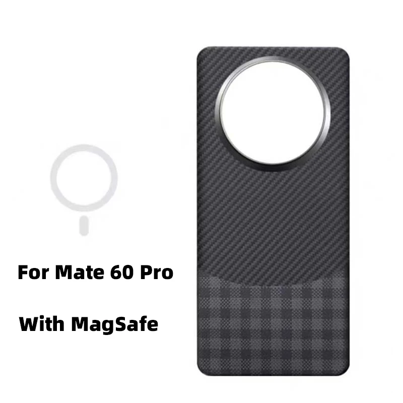 Huawei Mate 60 Pro Case High Quality Kevlar Case For Huawei Mate 60 Pro Case Made With Kevlar Material Premium Carbon Fibre Case