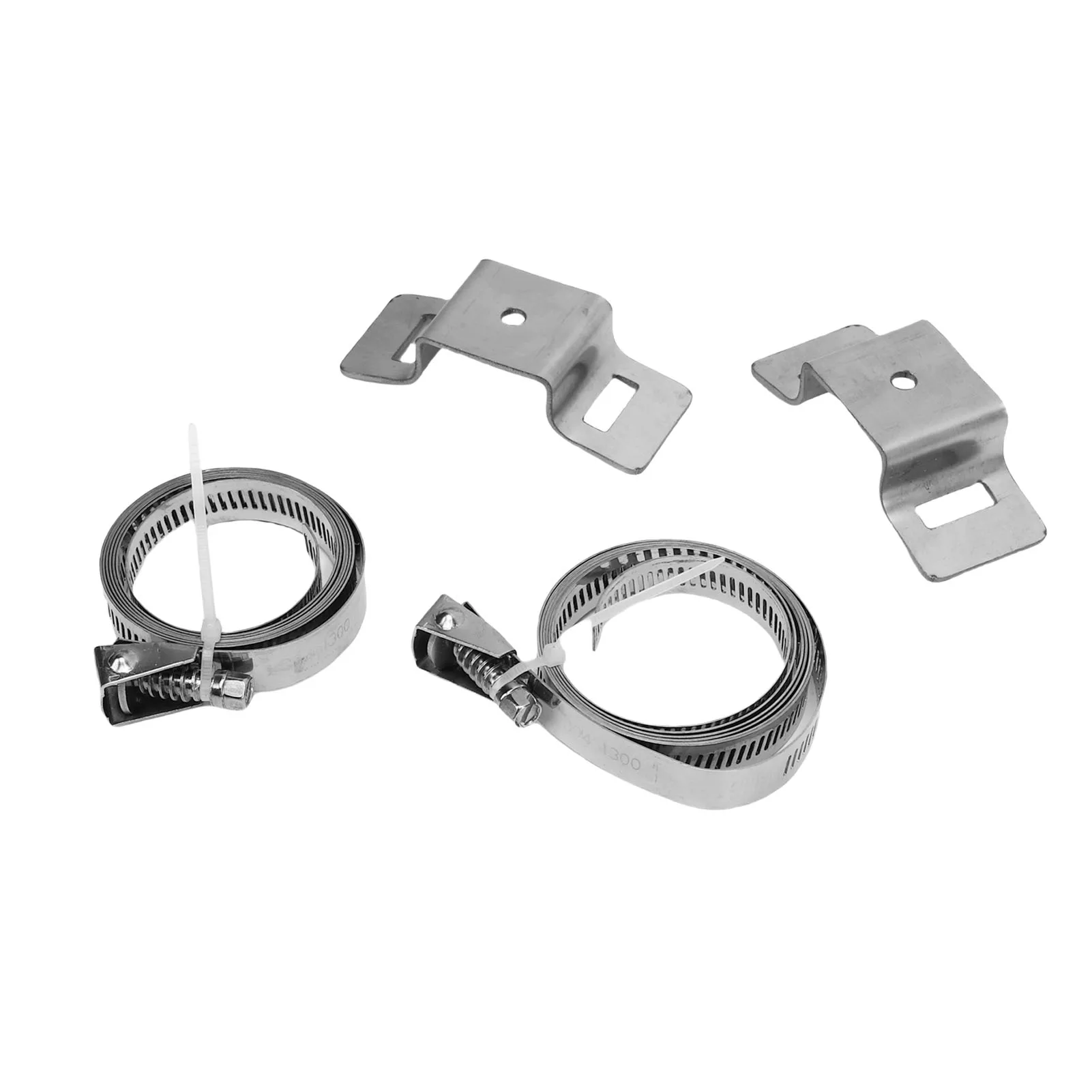 Sign Mounting Brackets Adjustable Street Sign Mounting Hardware with Pole Clamps for Larger Poles 4-15in Diameter Sign Poles