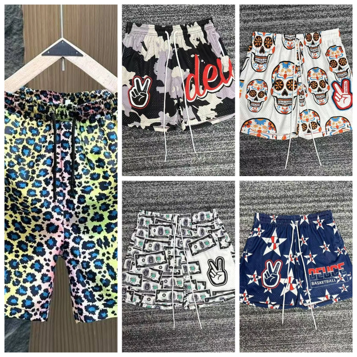 

Лето 2025 г., хит продаж, новые модные трендовые мужские шорты с 3D принтом, уличные повседневные уличные дышащие быстросохнущие шорты