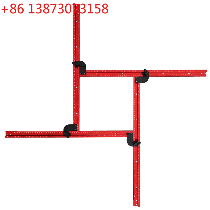 1Set 59cm Trimming Machine Milling Groove Engraving Guide Rail Adjustable Backing Guide Rail Bracket DIY Woodworking Tools