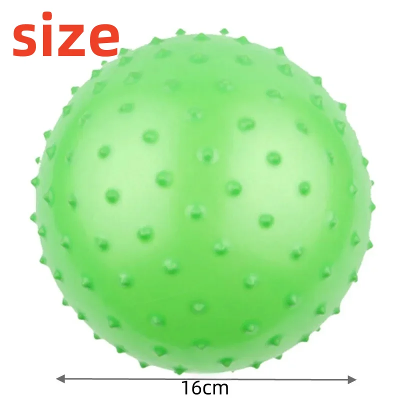 16CM Zabawne Gry Dziecięce Dmuchane Piłki Gumowa Zabawka Dziecko Kreskówka Kolczasta Duża Balon Rozwojowe Dziecięce Zabawki do Masażu Piłki