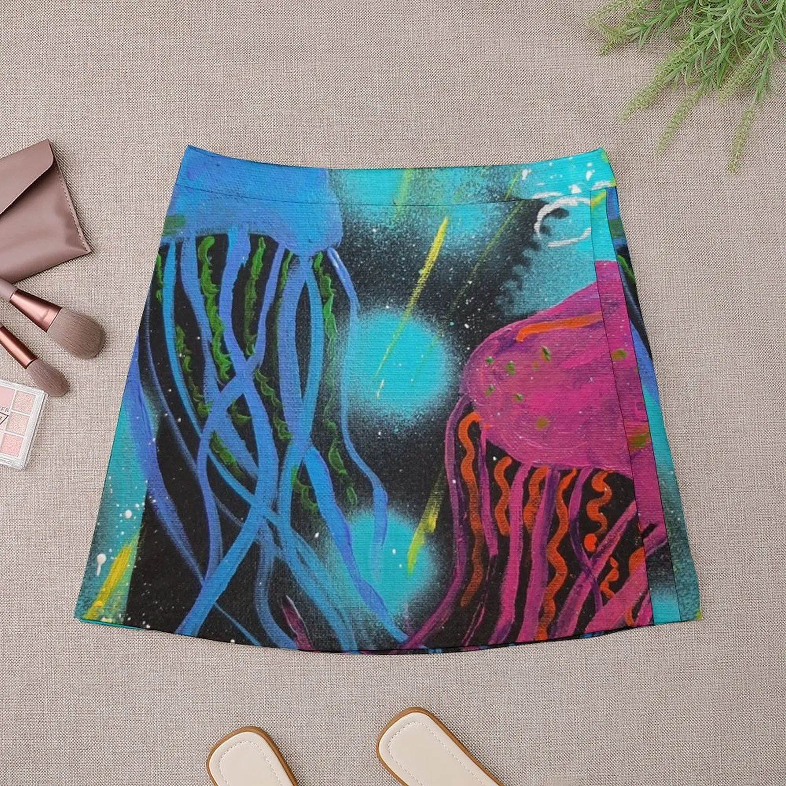 Baju Rok Mini Electro Jelly untuk rok mini wanita