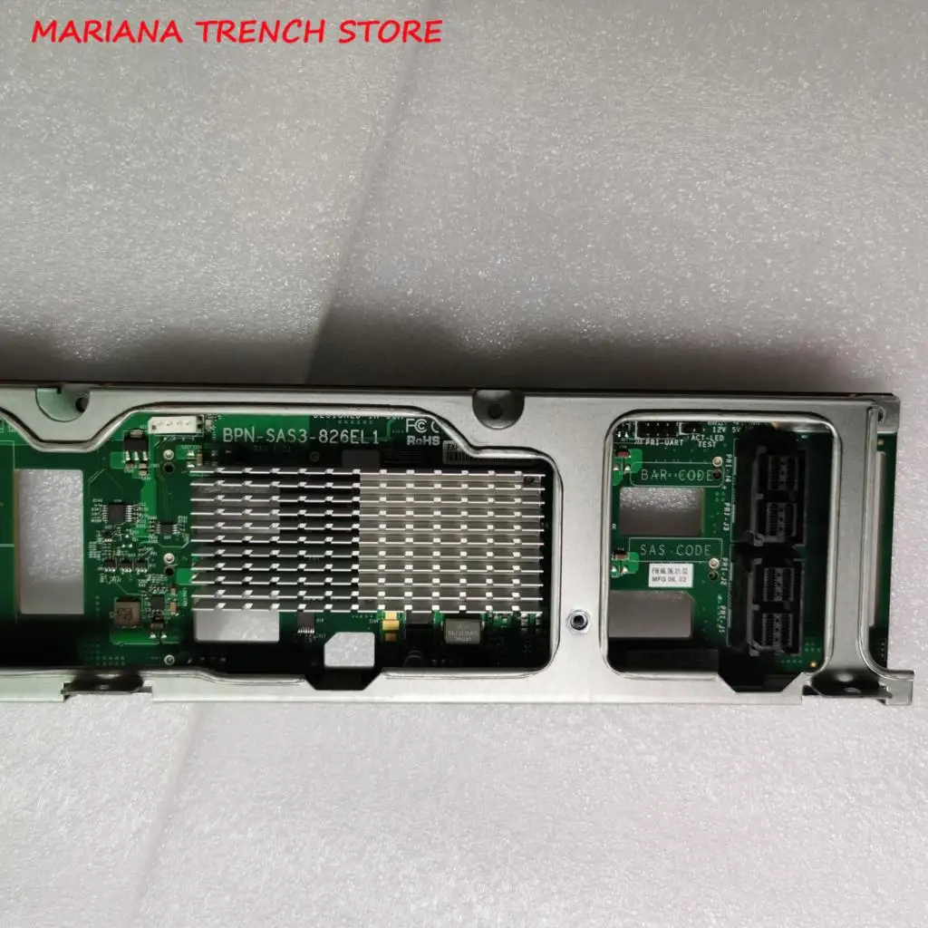 BPN-SAS3-826EL1 for Supermicro Server 12-port 2U SAS3 12Gbps Single-Expander Backplane