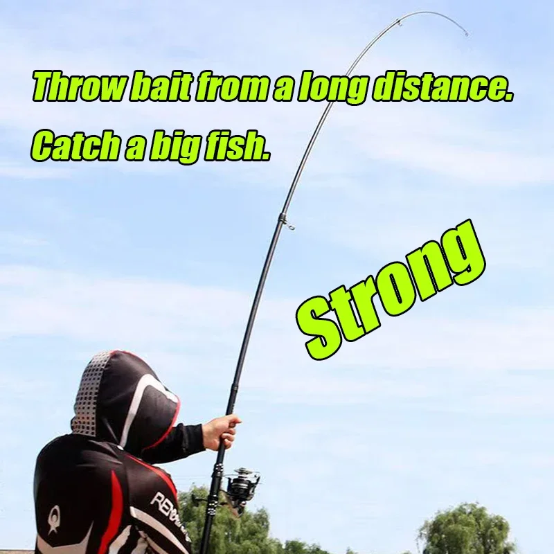 Caña telescópica de carbono para surfcasting a spinning - imagen 2
