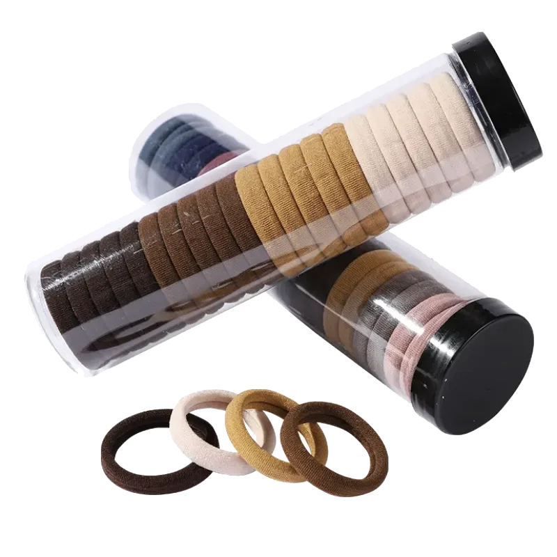 20 шт., эластичные резинки для волос, 4 см