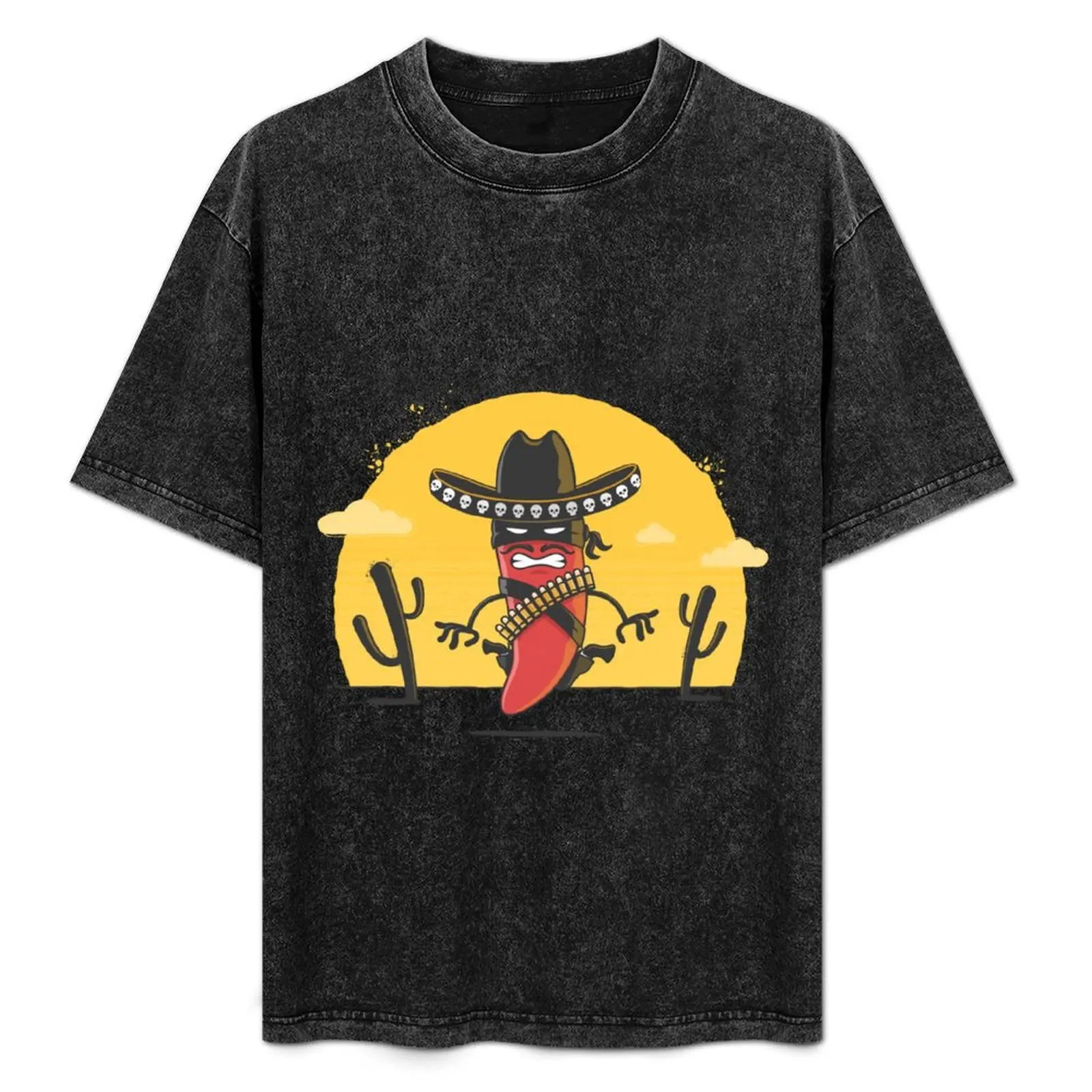 

Chili Desperado T-Shirt Plus Size Basic Short Sleeve Top