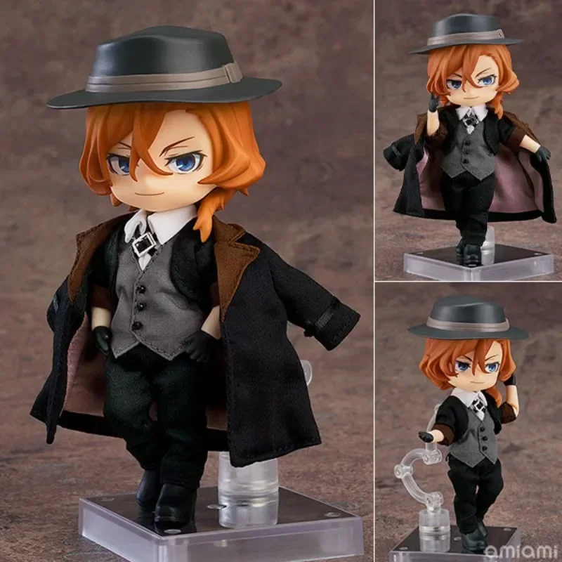 14cm Bungo Stray Dogs Nakahara Chuuya Anime Figure #657 Dazai Osamu Action Figure Edogawa Rampo Figurine Model Doll Toys Gifts
