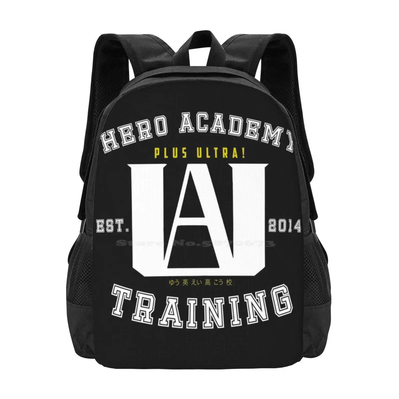 

University Logo Backpack For Student School Laptop Travel Bag Boku No Hero Academia Deku Bakugo Katsuki Midoriya Izuku All