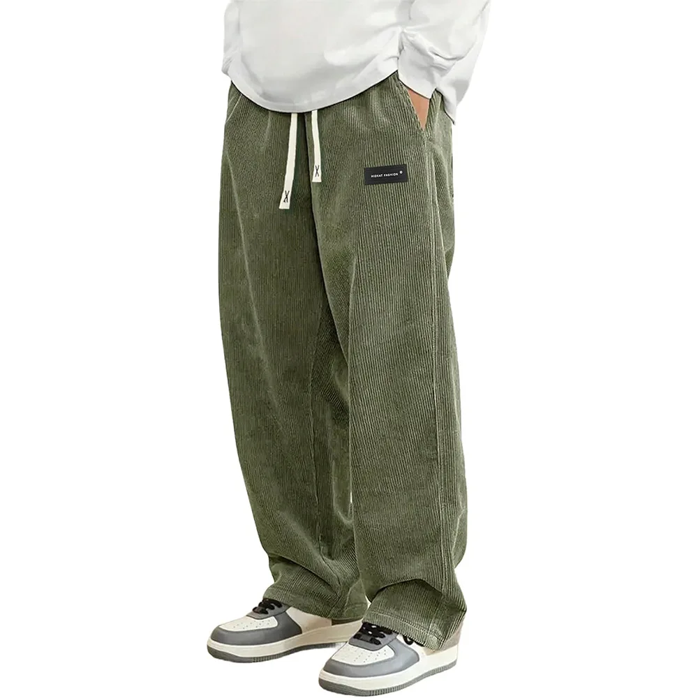 Amerikanische Freizeithose mit Seitenstreifen und Buchstaben-Stickerei, Weites Bein, Lässige Sommerhose für Herren, Locker Fallende Sporthose – Detail 25